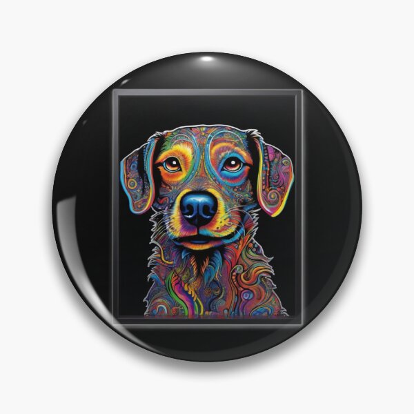 Item preview, Psychedelic Dog  designed and sold by TedArtEmporium.
