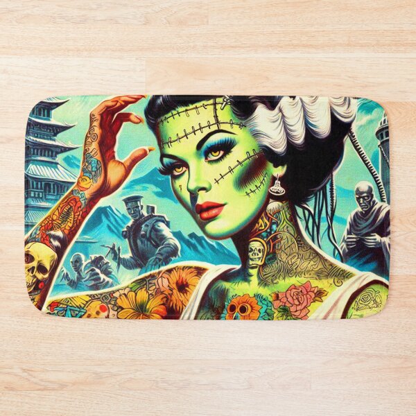 Item preview, Retro Monster Woman designed and sold by PulpVintage.
