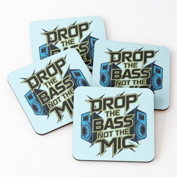 Item preview, Drop The Bass Not The Mic designed and sold by Jollys-ArtShop.