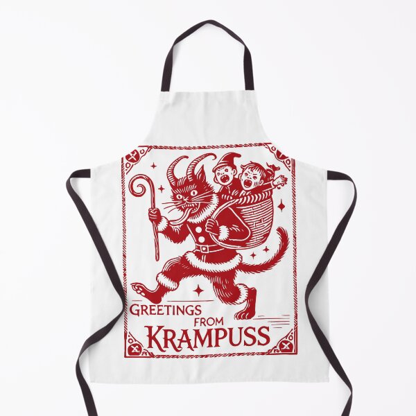 Item preview, Greetings From Krampus Funny Krampus Cats Folklore designed and sold by LuminOrb.