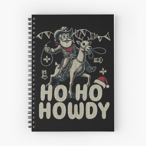 Item preview, Christmas Cowboy Humor Ho Ho Howdy designed and sold by LuminOrb.