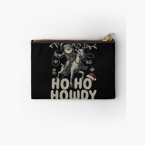 Item preview, Christmas Cowboy Humor Ho Ho Howdy designed and sold by LuminOrb.