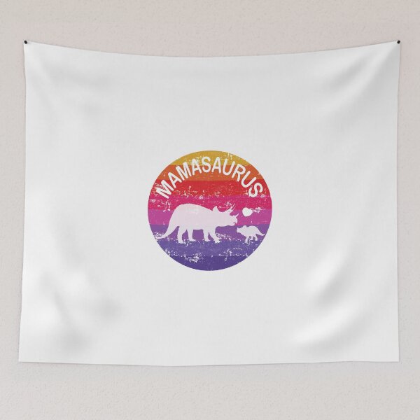 Item preview, Mamasaurus Retro Sunset Mother's Day designed and sold by YatoMino.