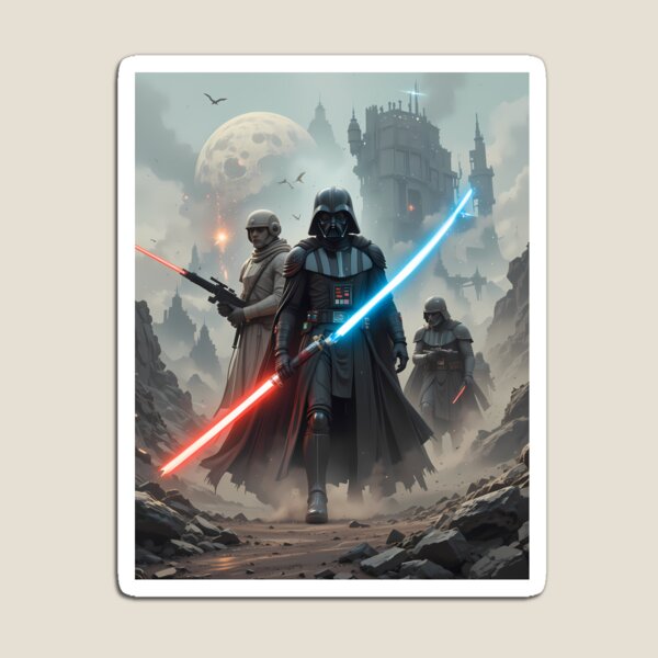 Item preview, Castle Art Sci-Fi Villain Vader Star Wars designed and sold by ART ATTACK ZONE.