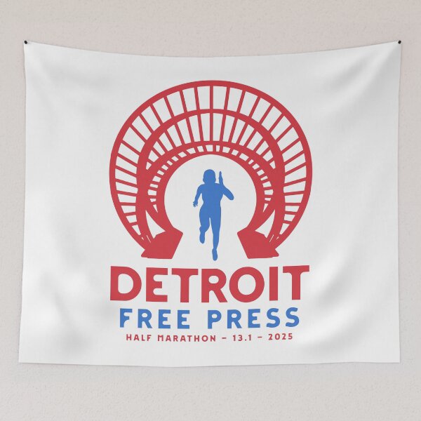 Item preview, Detroit Free Press - Half Marathon – 13.1 – 2025 designed and sold by Moritz Schwäble.