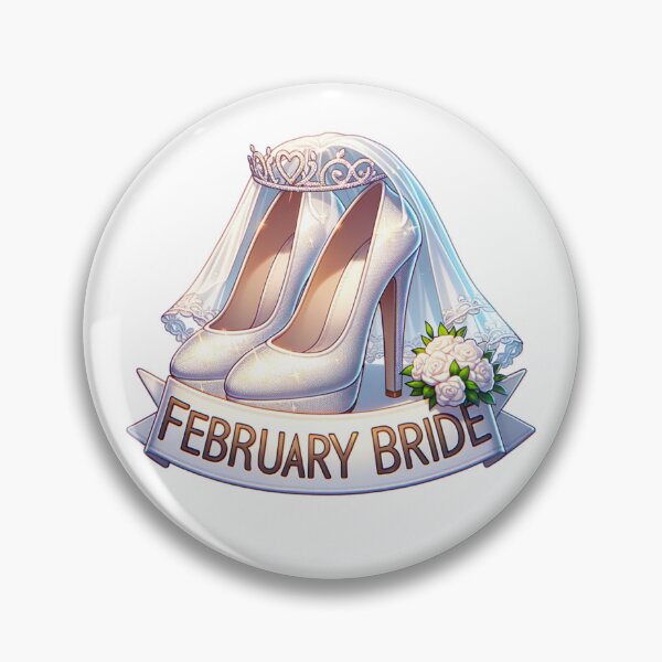 Item preview, February Bride Wedding Marriage designed and sold by sparsonboutique.