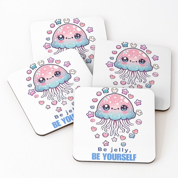 Item preview, Be jelly, be yourself Jellyfish Cute Kawaii designed and sold by Dudiudi.