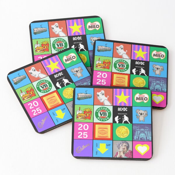 Item preview, POP ART BOARD #2 - ICONIC AUSTRALIA - VIC designed and sold by AASparksDesigns.