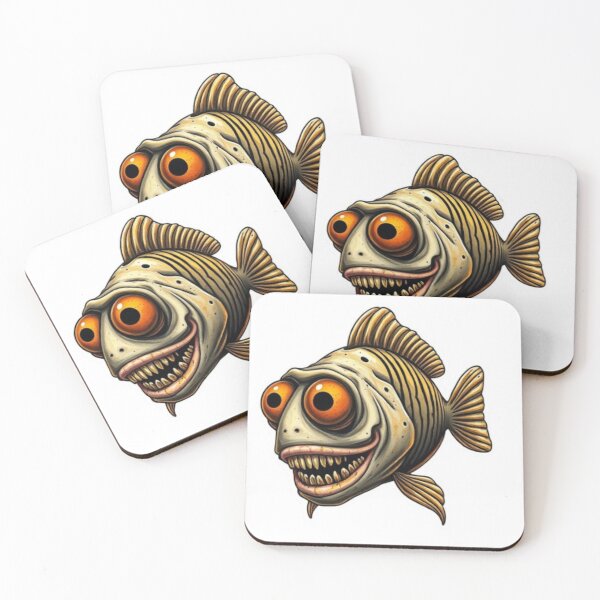 Item preview, "Frightfin" 03 / 10 Monster Horror Sticker set of 10 designed and sold by DesignsbyForbes.