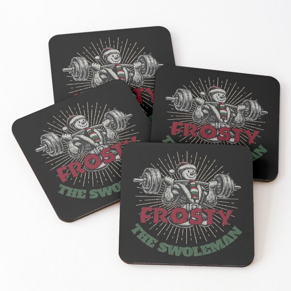 Item preview, Frosty The Swoleman Holiday Lifting Fun designed and sold by LuminOrb.