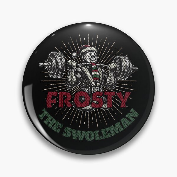 Item preview, Frosty The Swoleman Holiday Lifting Fun designed and sold by LuminOrb.