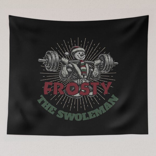 Item preview, Frosty The Swoleman Holiday Lifting Fun designed and sold by LuminOrb.