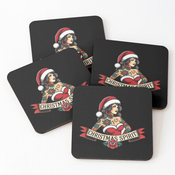 Item preview, Streetwear Aesthetics Christmas Spirit Tattoo designed and sold by LuminOrb.