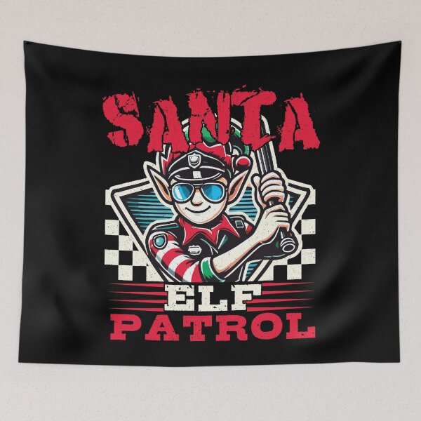 Item preview, Santa Elf Patrol Christmas Funny designed and sold by LuminOrb.