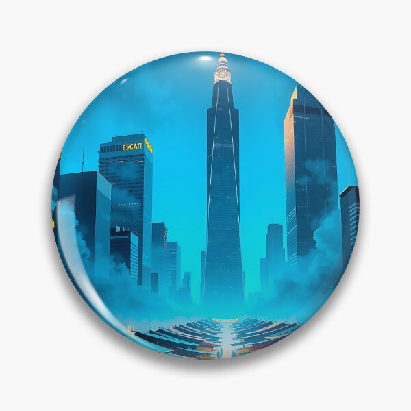 Item preview, Neon Lunar Metropolis designed and sold by PanoramaPrints.