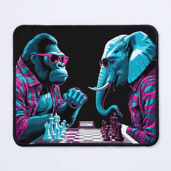 Item preview, animals playing chess designed and sold by MattCavallone.