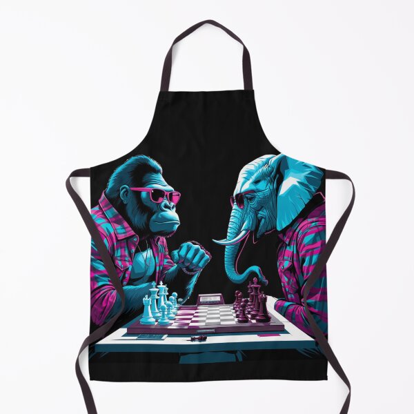 Item preview, animals playing chess designed and sold by MattCavallone.