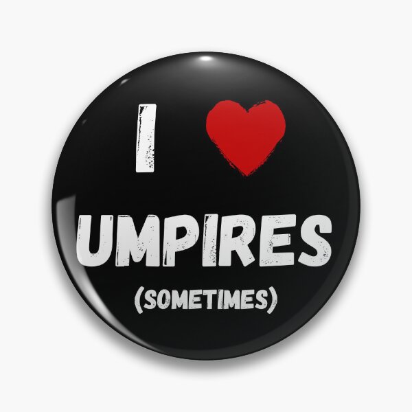Item preview, I Love Umps (Sometimes) - White Text Baseball Design designed and sold by DucksOnAPond.