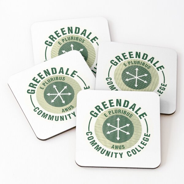 Item preview, Greendale Circle White designed and sold by cordanjollins.