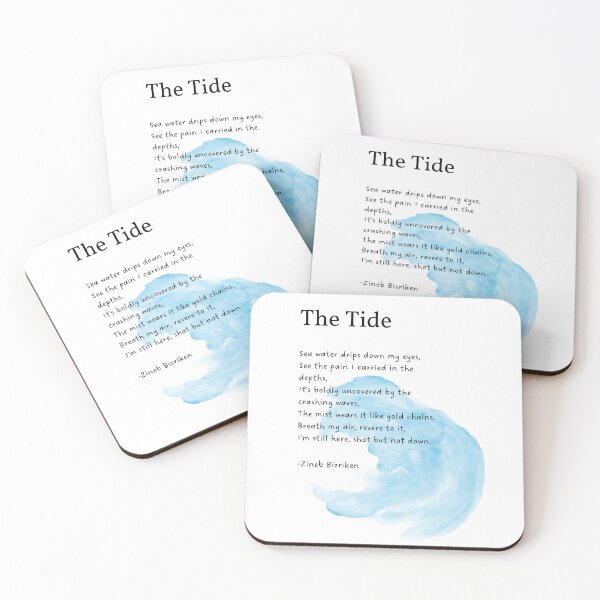 Item preview, The Tide, an orginal poem designed and sold by zinebwrites0903.