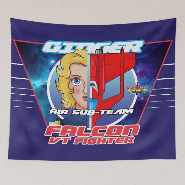 Item preview, GINGER FALCON VT FIGHTER - AIR SUB TEAM - ANIME MANGA designed and sold by CuPensky.