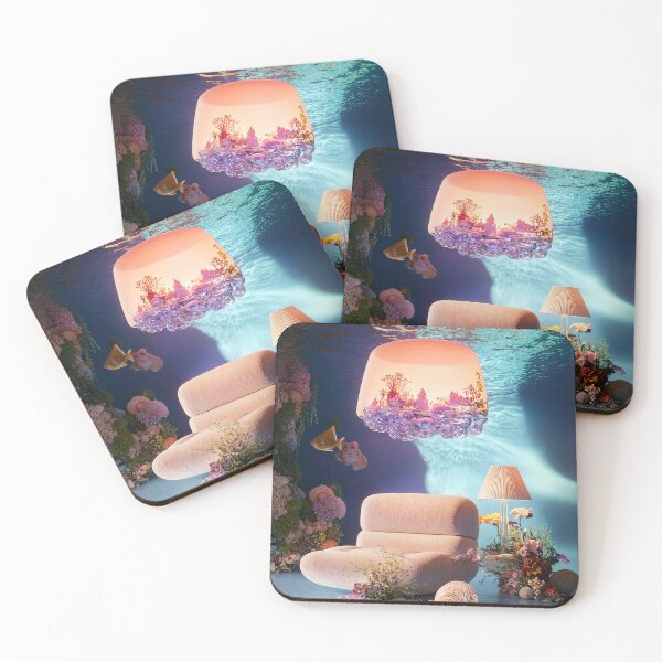 Item preview, Surreal Underwater Restaurant | Organic Dining Table and Chairs designed and sold by yinyuecreation.