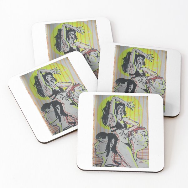 Item preview, sketch of women in highlighter designed and sold by Bearwizzard.