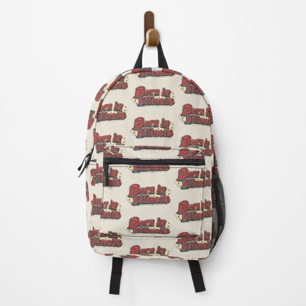Item preview, Born in Illinois Classic Red Typography designed and sold by OriginalBeerCat.