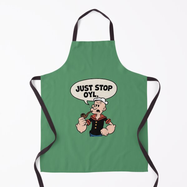 Item preview, Popeye says "Just Stop Oyl! designed and sold by OwlWorks.