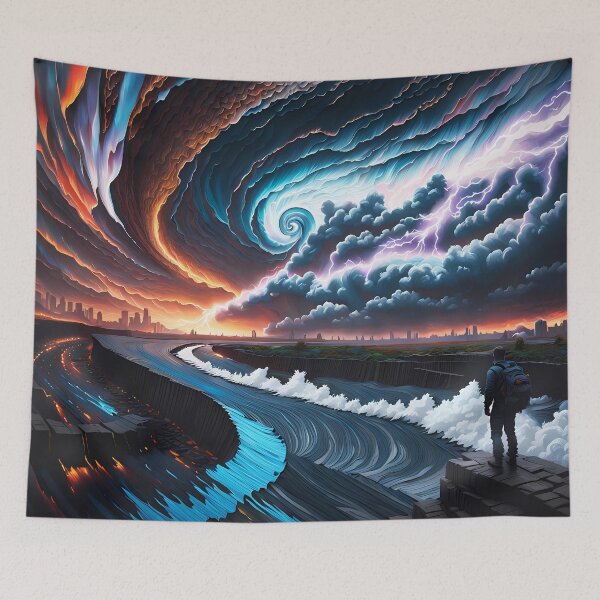 Item preview, Flood, Ai Generated Art  designed and sold by ACC .