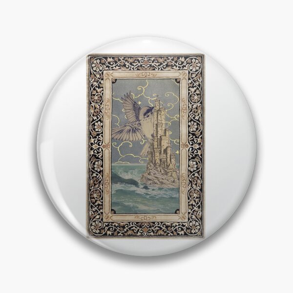 Item preview, Painting of a bird attacking a castle designed and sold by Samuel Kingsly.