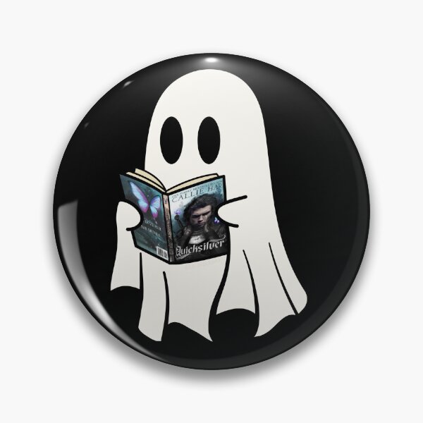 Item preview, Quicksilver Book Reading Ghost | Callie Hart | Fae & Alchemy Series | Romantasy | Fantasy Books | Saeris Fane | Kingfisher | Little Osha | Purple Butterfly  designed and sold by Latinoladas.