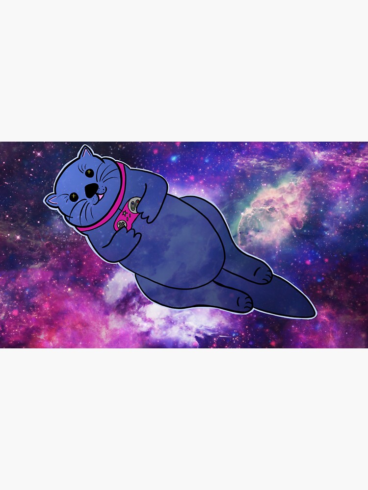 Thumbnail 3 of 3, Sticker, SpaceOtter designed and sold by drkayross.