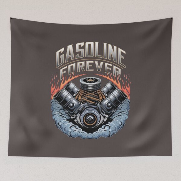 Item preview, Gasoline Forever-Car Lovers. designed and sold by marosz12.