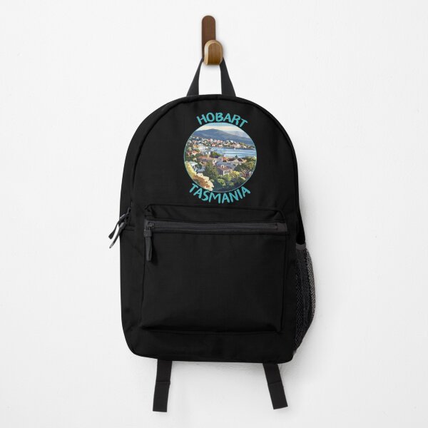 Item preview, Hobart in Tasmania Australia Retro Travel Art Badge designed and sold by MaateoDesign.