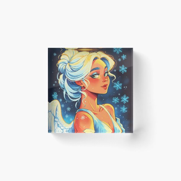 Item preview, Cute Winter Angel Girl designed and sold by ByteyCreatives.
