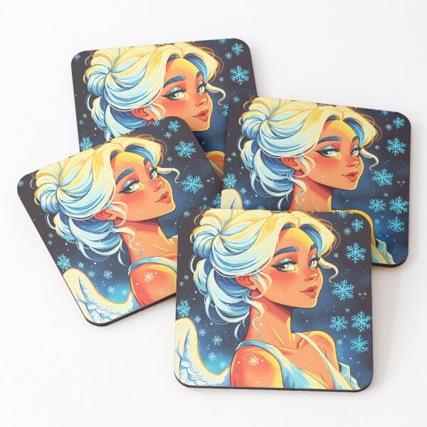 Item preview, Cute Winter Angel Girl designed and sold by ByteyCreatives.