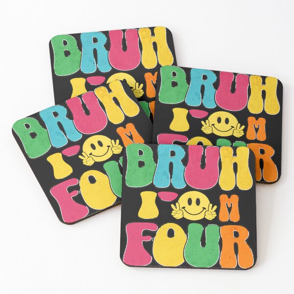 Item preview, Kids Bruh I'm 4 Year Old Funny 4th Birthday Boys Kids T-Shirt designed and sold by ViviWyco.