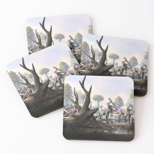 Item preview, Einiosaurus Herd designed and sold by Paleo-parallax.