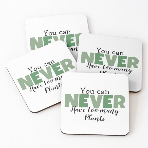 Item preview, Never Enough Plants Funny Gardening Quote designed and sold by ColordCreations.