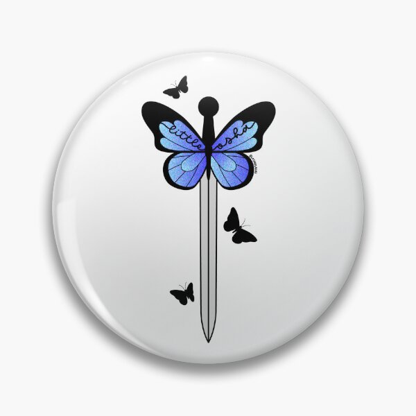 Item preview, Little Osha Butterfly Sword | Quicksilver Book | Callie Hart | Fae & Alchemy Series | Romantasy | Fantasy Books | Saeris Fane | Kingfisher | Purple Butterfly designed and sold by Latinoladas.