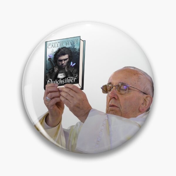 Item preview, Quicksilver Book Pope Meme | Callie Hart | Fae & Alchemy Series | Romantasy | Fantasy Books | Saeris Fane | Kingfisher | Little Osha | Purple Butterfly designed and sold by Latinoladas.