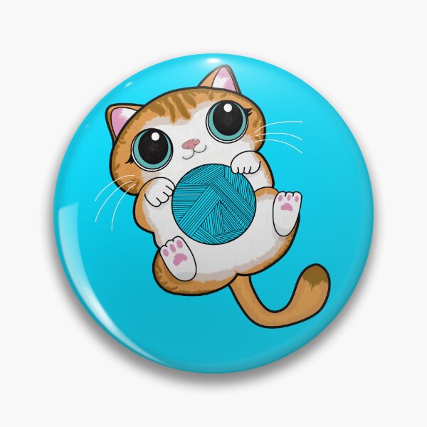 Item preview, Cute Cat with Wool designed and sold by Cyan-Canvas.