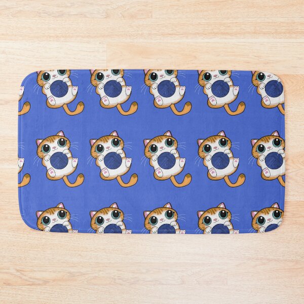 Item preview, Cute Cat with Wool designed and sold by Cyan-Canvas.