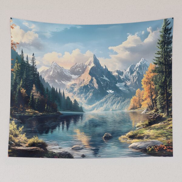Item preview, Beautiful Mountain Landscape View designed and sold by CoolMantras.