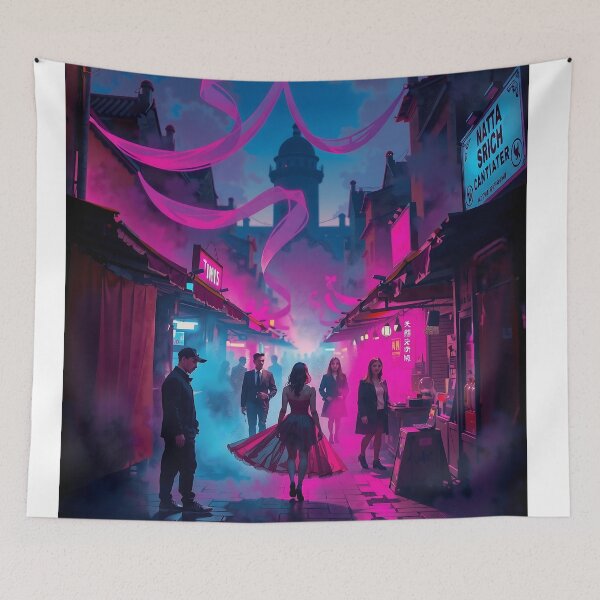 Item preview, Neon Metropolis Dreamscape designed and sold by PanoramaPrints.