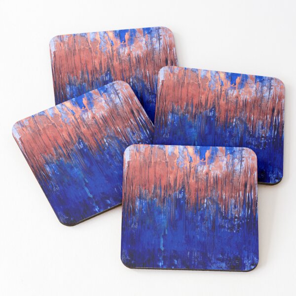 Item preview, Blue orange abstract designed and sold by ElaSzczepaniak.