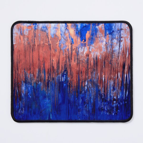 Item preview, Blue orange abstract designed and sold by ElaSzczepaniak.