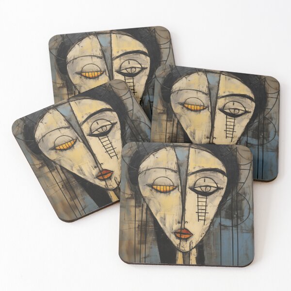 Item preview, Complexity Of A Woman Portrait Abstract Art designed and sold by sheprint.