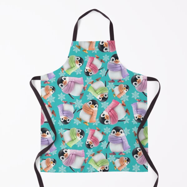 Item preview, Penguins with colored scarf pattern designed and sold by Topmel.